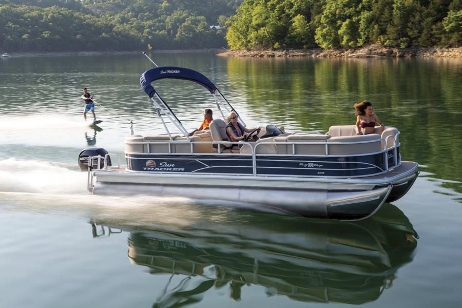 船外機ポンツーンボート - PARTY BARGE® 22 RF XP3 - Sun Tracker - 三