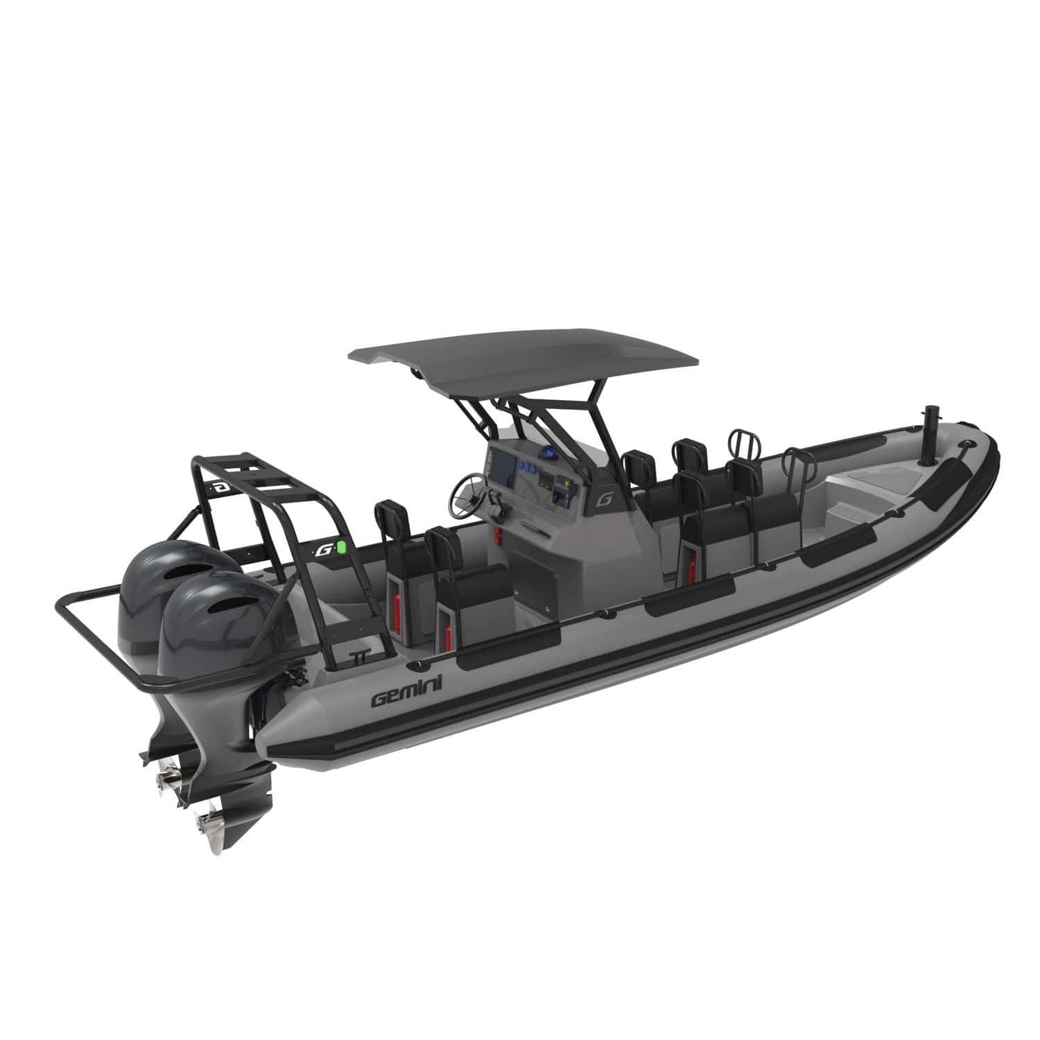 POLICE 02モデルボート手渡し希望 監視船業務用ボート - WAVERIDER 720 - GEMINI MARINE PTY LTD