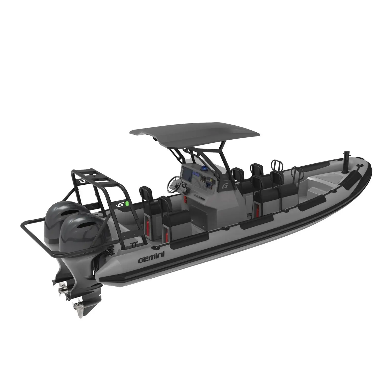 監視船業務用ボート - WAVERIDER 720 - GEMINI MARINE PTY LTD