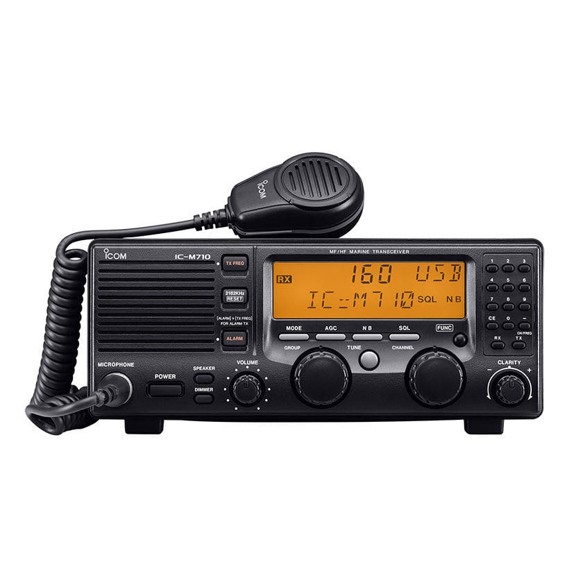 ボート用ラジオ - IC-M710 - Icom - 固定式 / HF / MF
