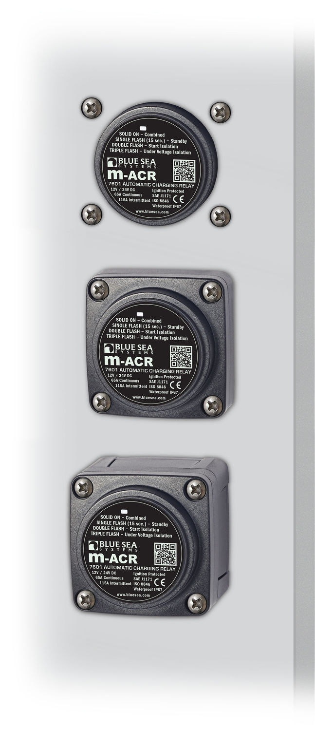 New M-acr Automatic Charging Relay blue Sea Systems 7601 Continuous 65 Intermit