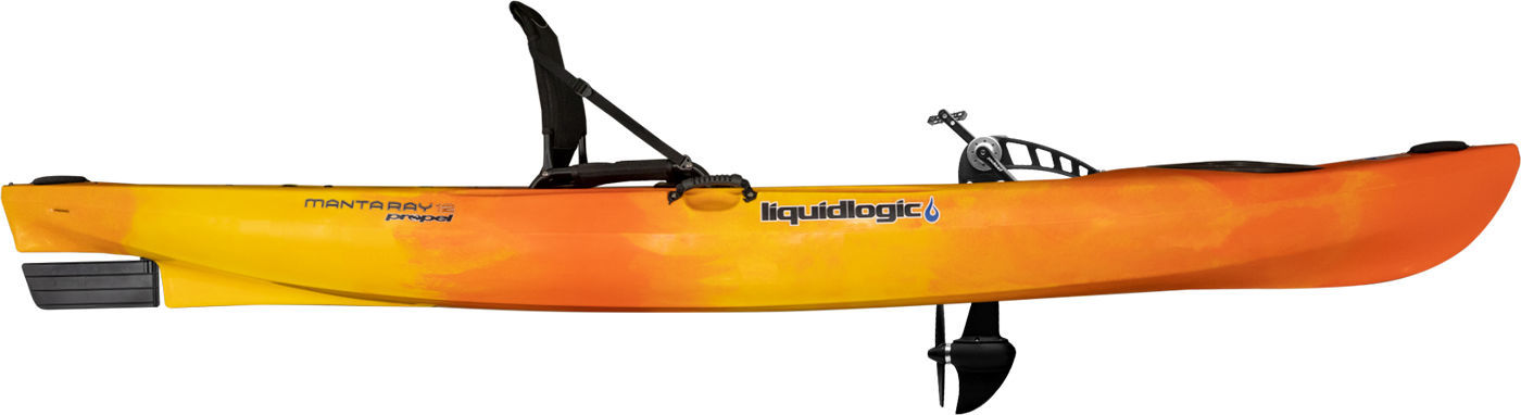 ペダル式カヤック - Manta Ray Propel 12 - Liquidlogic - シットオン