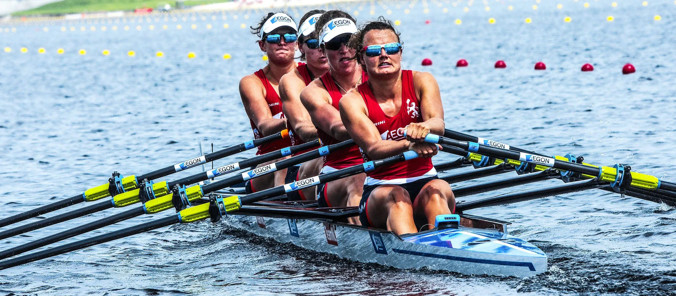 レース用手漕ぎボート - F52 - Filippi - 4人こぎスカル