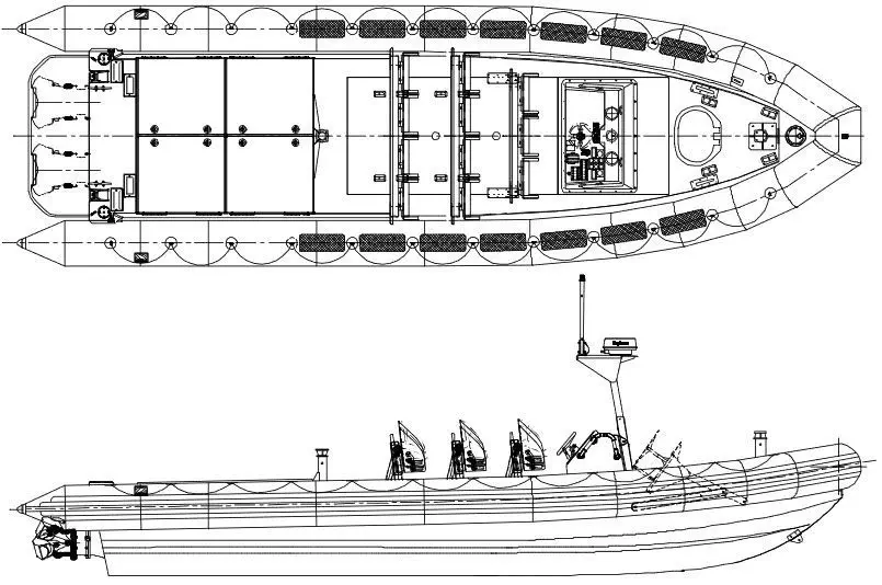 船・ボート DK SUMO1 船外機業務用ボート - ZH 1100 CDO - Zodiac Milpro International