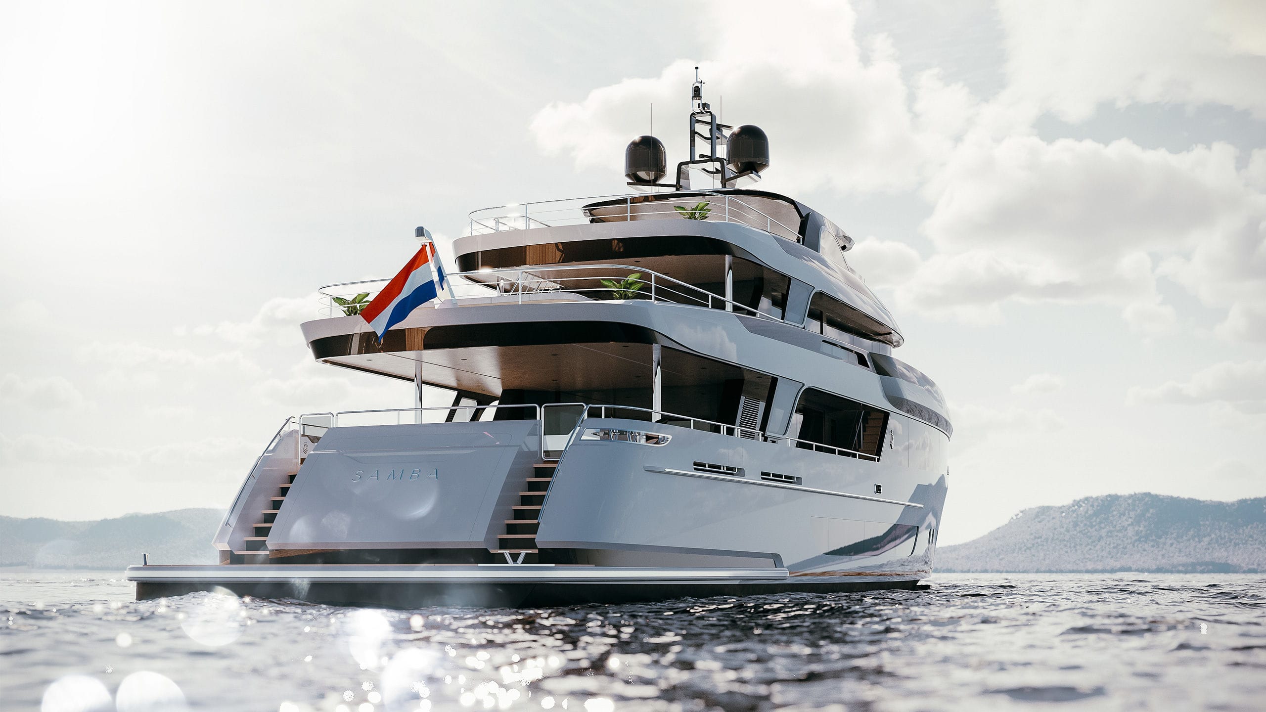 チームホッタテ クルージングスーパーヨット - SAMBA - Van der Valk Shipyard