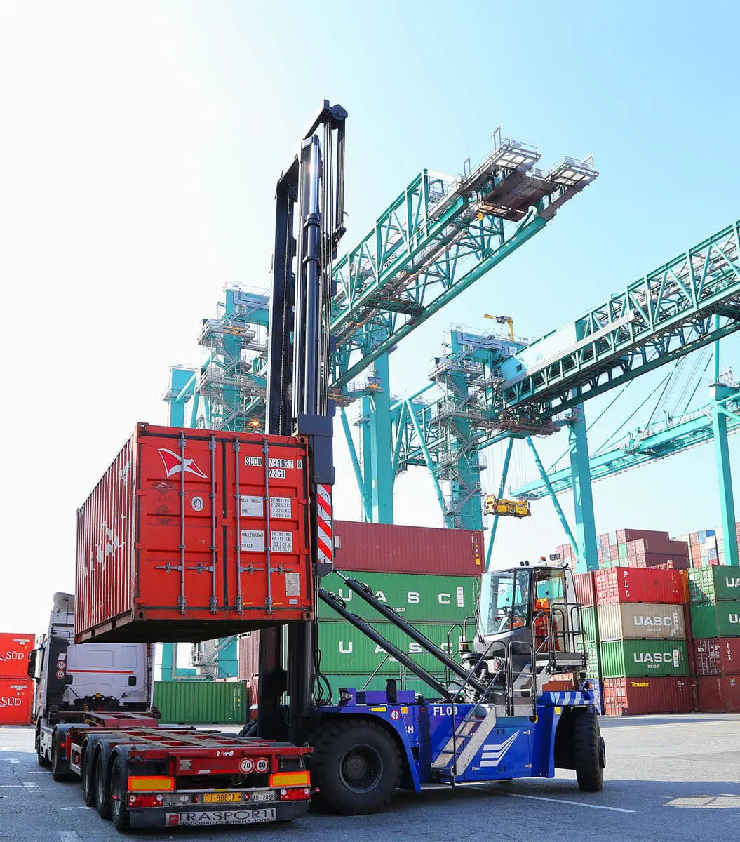 空コンテナクレーン - ECH series - CVS Ferrari - サイドリフト