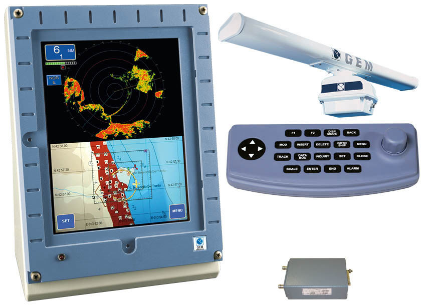 船舶レーダー - MODEL 1244/P/B - GEM Elettronica - レジャーボート用