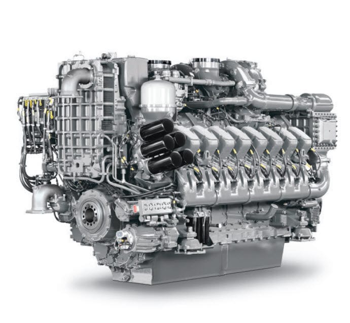 船内機 - Series 4000 M70 - MTU - 推進 / ディーゼル / 商業用