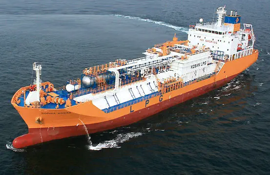 ブタンガス タンカー貨物船 - K Shipbuilding