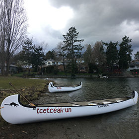 多目的カヌー - Voyageur II - Clipper Canoes - 10人用 / 白 / 黄色