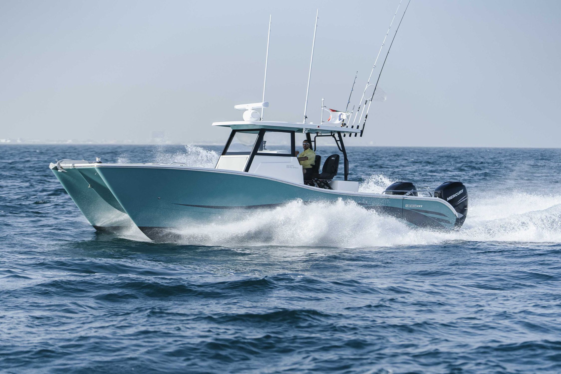 カタマランセンターコンソールボ－ト - SilverCat 34CC - SMART