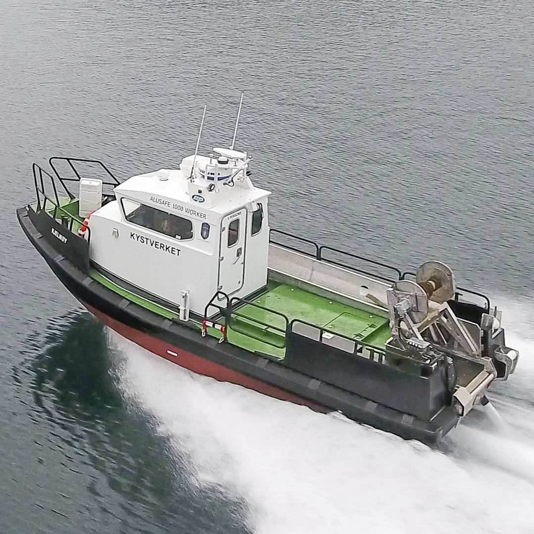 作業船業務用ボート - ALUSAFE 1000 WORK - Maritime Partner AS