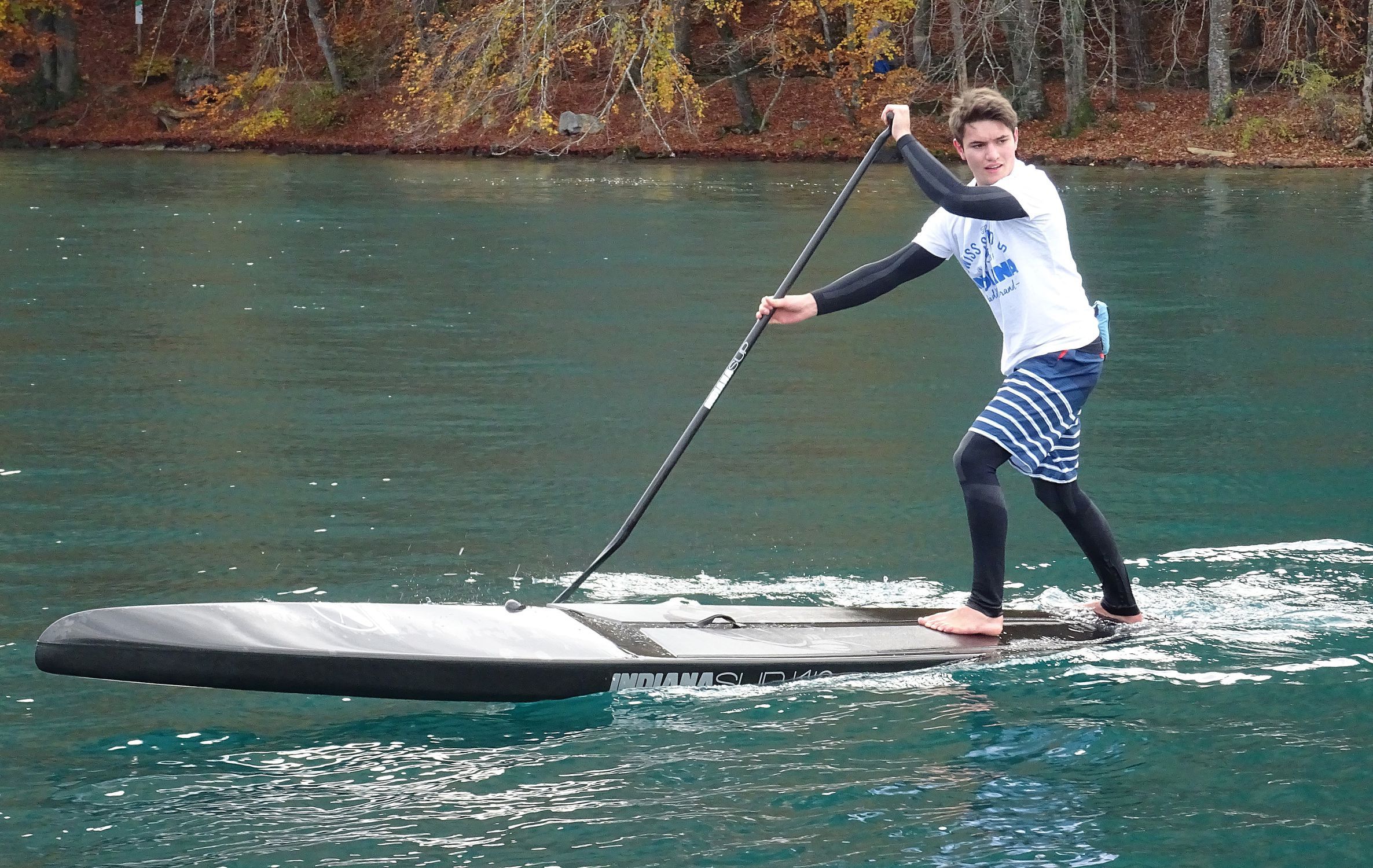 遠出用SUP - 14' - Indiana Paddle & Surf - レース用 / 発泡体 / 炭素製