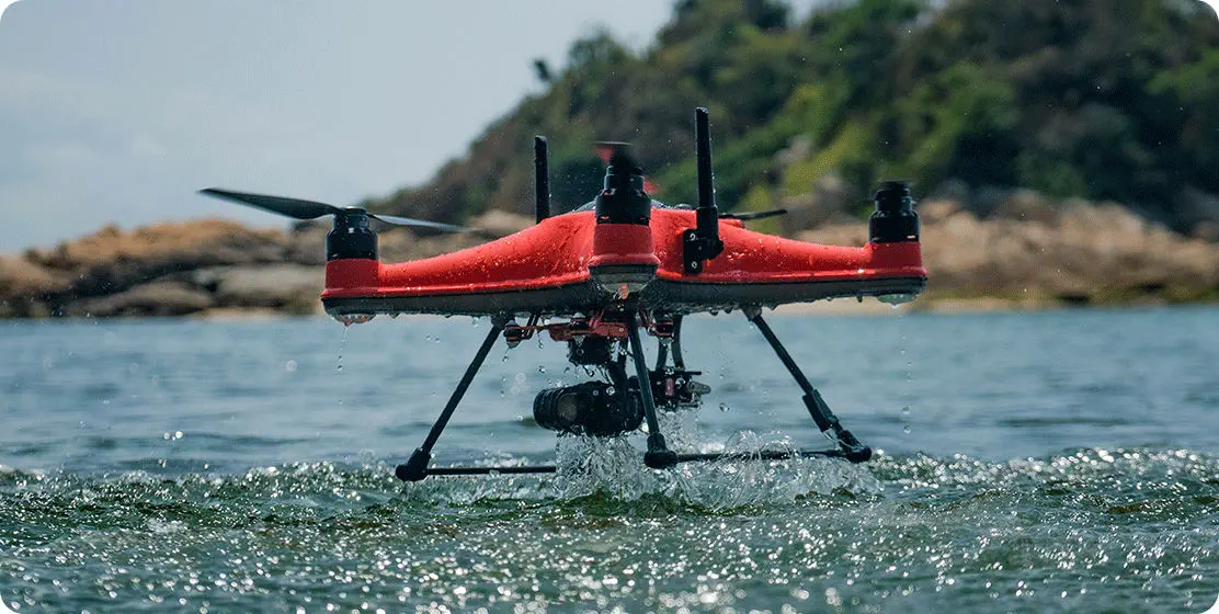 クアッドコプタードローン - SPLASHDRONE 4 - SWELLPRO - 航空