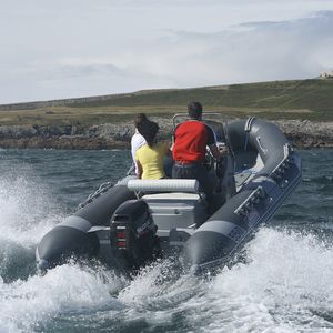 潜水サポート船業務用ボート / 科学調査船 / 船外機 / 複合艇