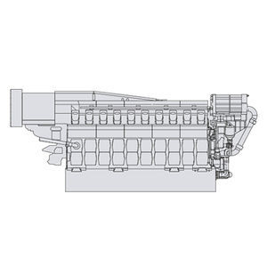 推進エンジン - V28/33D STC - MAN Diesel SE - 船内 / ディーゼル / 船用