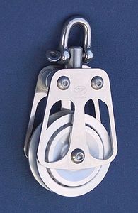 ボールベアリングブロック / 単一 / 回り継手付き / 最大ロープサイズ:30 mm