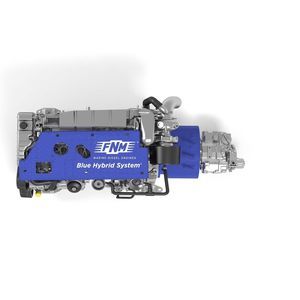 ディーゼルと電気のハイブリッド推進システム