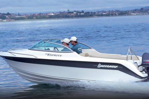 船外機ランナバウトボート - 470 ESPRITE XL - Buccaneer - デュアルコンソール / 水上スキー / 5人