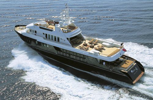 クルージングスーパーヨット - CAMELEON B - TURQUOISE YACHTS - 操舵室あり / アルミニウム