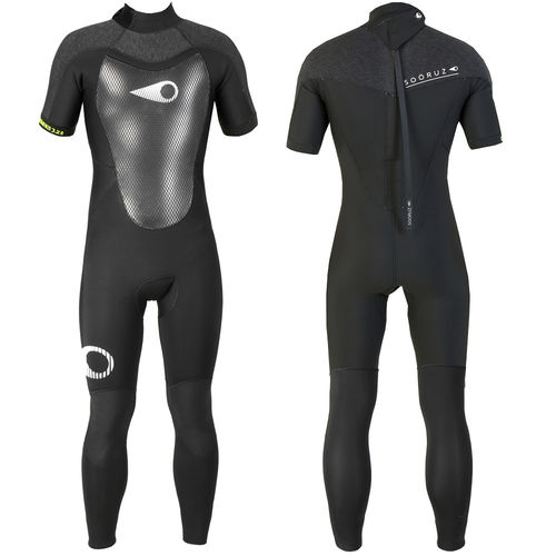 サーフィンウェットスーツ - FIGHTER Semidry Back-Zip SS - SOÖRUZ SURFWEAR COMPANY - フルタイプ / 半袖 / 2 mm