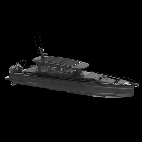 船外機エクスプレスクルーザー - Shadow 900 Spyder Black Ops - Brabus Marine - ツインエンジン / ソフトトップ / 12人