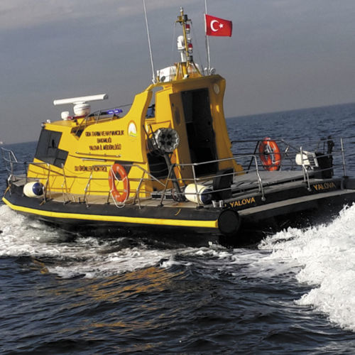 監視船業務用ボート - IZ 1200 - Izmir Shipyard - 船内機 / HDPE