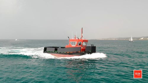 作業船業務用ボート - TM-036-080 - SYM NAVAL - 潜水サポート船 / サービス船 / 港業務船