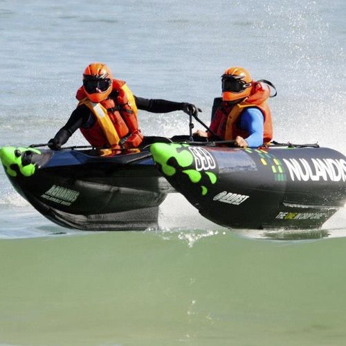 カタマランインフレータブルボート - 4.1 Aquacat  - Aquarius Inflatables - 船外機 / オープン / スポーツ