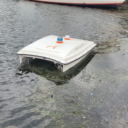 廃棄物収集用マリンドローン - WasteShark - RanMarine - 自律型 / カタマラン