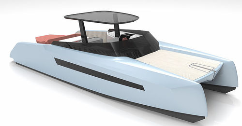 カタマランエクスプレスクルーザー - Seavy 11 - A Sea Venture Yachting - 船外機 / ツインエンジン / オープン