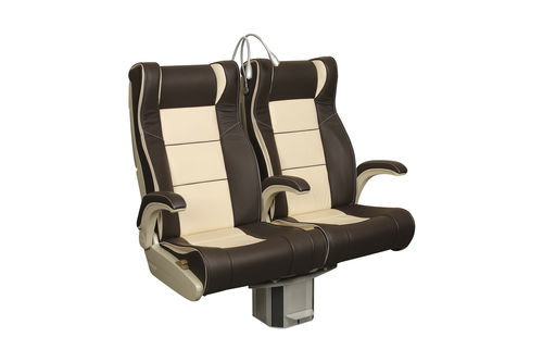 大型客船用シート - HR810 - Pullman Seat Systems - 肘掛け付 / 高背もたれ / リクライニング背もたれ