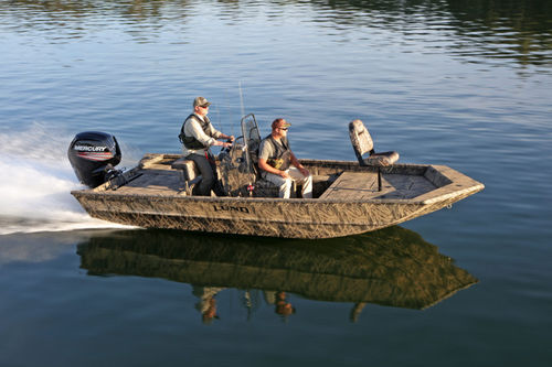 センターコンソールジョンボート - 1870 PREDATOR - Lund - サイドコンソール / スポーツフィッシング / アルミニウム