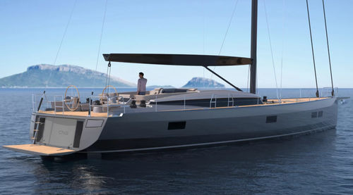 クルージングセーリングヨット - CNB 78 - CNB Yachts Builders - キャビン3室 / オープントランサム / バウスプリット付き