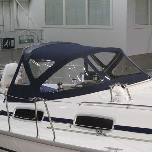セールボート用ドジャー - Bavaria 38 - KAPELL ANNAT - コックピット / ステンレス鋼フレーム / 青色