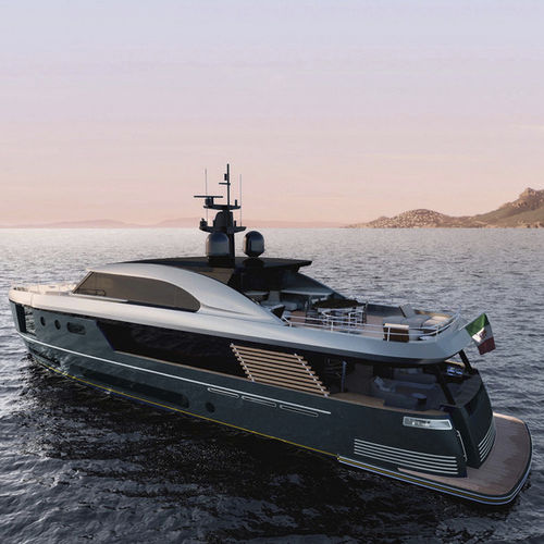 クルージングモーターヨット - MAGELLANO 30M - Azimut - ハードトップ / Vドライブ / キャビン5室