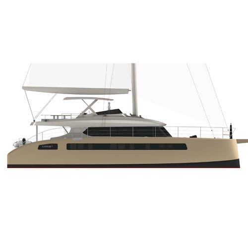 カタマランセーリングヨット - CATAMARIS® EXPLORER 71 - Catamaris - 海洋クルージング / キャビン4室 / ベッド8台