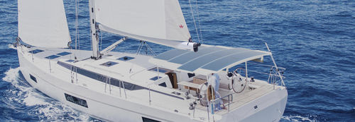 折りたたみ式ソーラーパネル - Solar-Bimini - ボート用