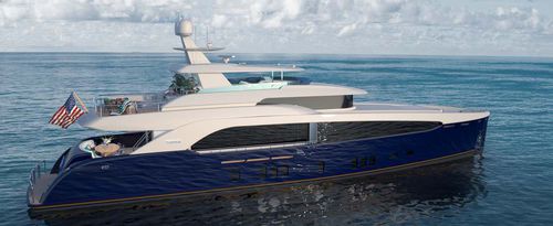 クルージングスーパーヨット - 112' RPH - Burger Boat Company - 高部操舵室 / キャビン4室 / 移動用船艇