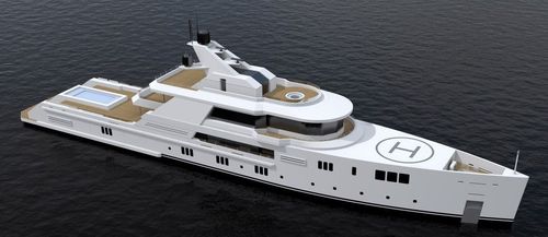 クルージングスーパーヨット - 75m - Brythonic Yachts - スチール製 / アルミニウム / アイスクラス