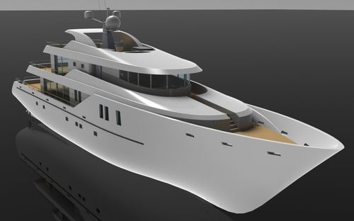 クルージングスーパーヨット - 50m - Brythonic Yachts - スチール製 / アルミニウム