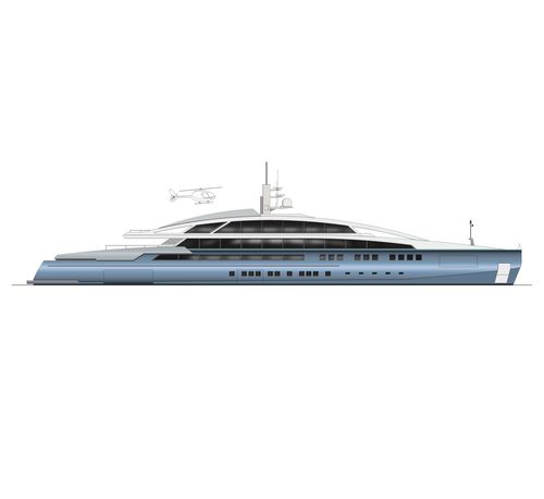クルージングメガヨット - 90m - Brythonic Yachts - スチール製 / アルミニウム / プール