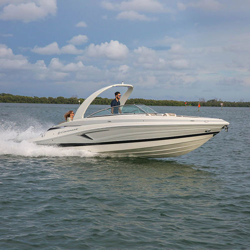 船内機ランナバウトボート - 280 SS - Crownline - デュアルコンソール / バウライダー / オープン