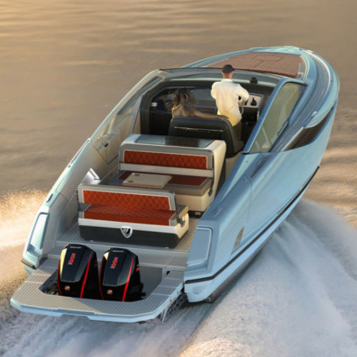 船外機エクスプレスクルーザー - F//LINE 33 - Fairline - ツインエンジン / オープン / デュアルコンソール