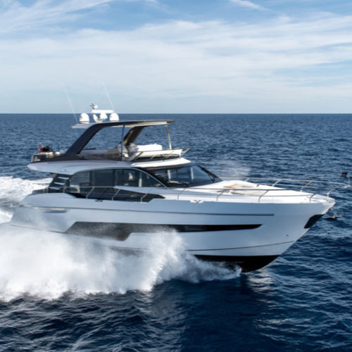 クルージングモーターヨット - Squadron 68 - Fairline - フライブリッジ / シャフトドライブ / キャビン3室