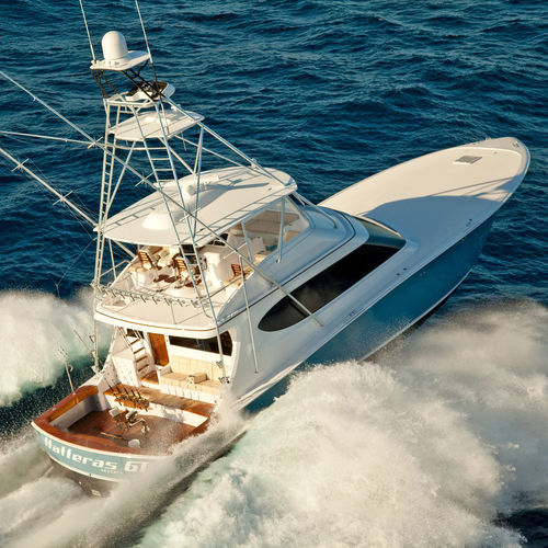 スポーツフィッシングモーターヨット - GT 70 - Hatteras Yachts - フライブリッジ / キャビン3室