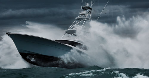 スポーツフィッシングモーターヨット - GT65 Carolina - Hatteras Yachts - フライブリッジ / キャビン3室