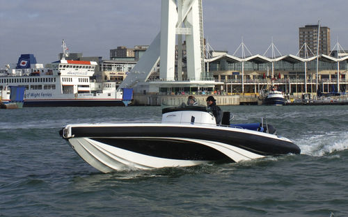 リジッドインフレータブルボート - BLADERUNNER 35 - ICE MARINE - 船外機 / ツインエンジン / オープン