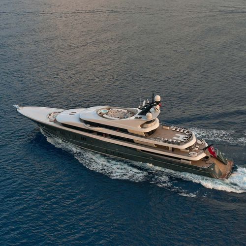 クルージングメガヨット - PHOENIX² - Lurssen Yachts - 高部操舵室 / ヘリポート付 / プール