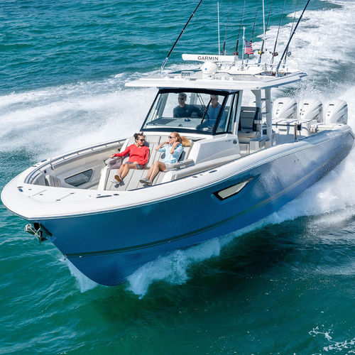 船外機エクスプレスクルーザー - S 428 - Pursuit Boats - 四発機 / オープン / センターコンソール